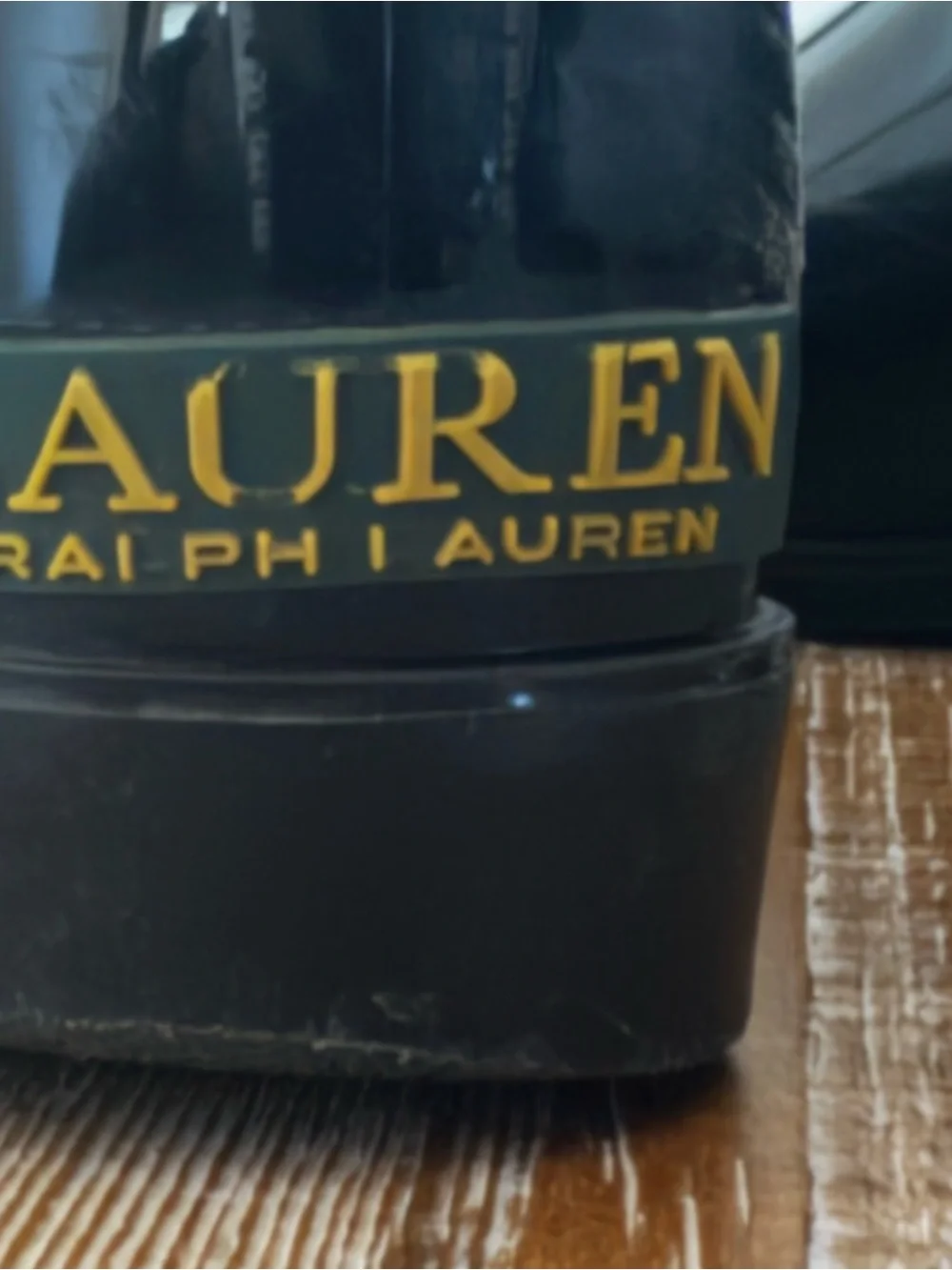 Ralph Lauren Black Chelsea Rain Boots